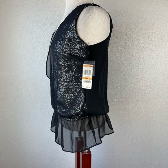 NWT INC International Concepts Sequined Dress Tank Blouse Top Size S - Picture 3 of 7